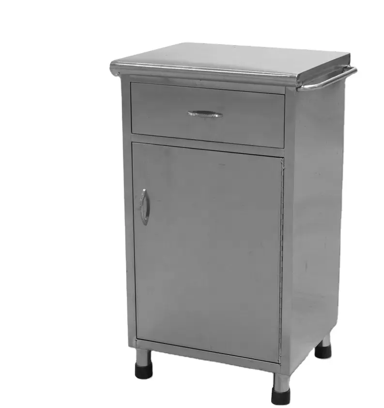 stainless steel bed side beside Cabinet