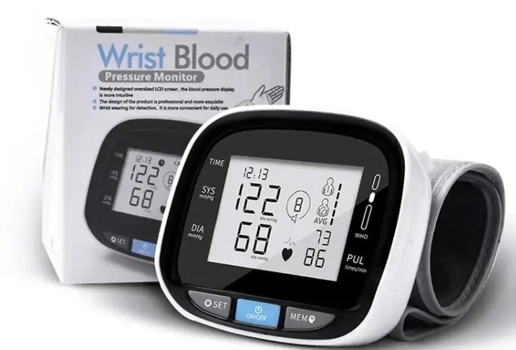Smart digital heart rate monitor blood pressure wrist arm blood pressure monitor
